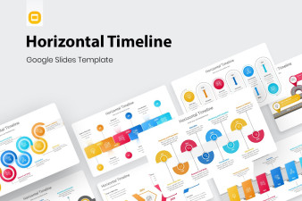 Horizontal Timeline Google Slides Presentation Template
